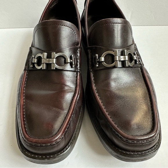 Salvatore Ferragamo Men’s Moccasin with Gancini Ornament 8.5 - Picture 4 of 16